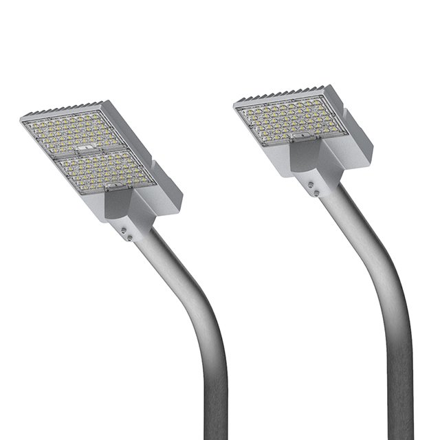180W Galaxy Series LED street light featuring streamlined die-cast aluminum housing for tropical climates