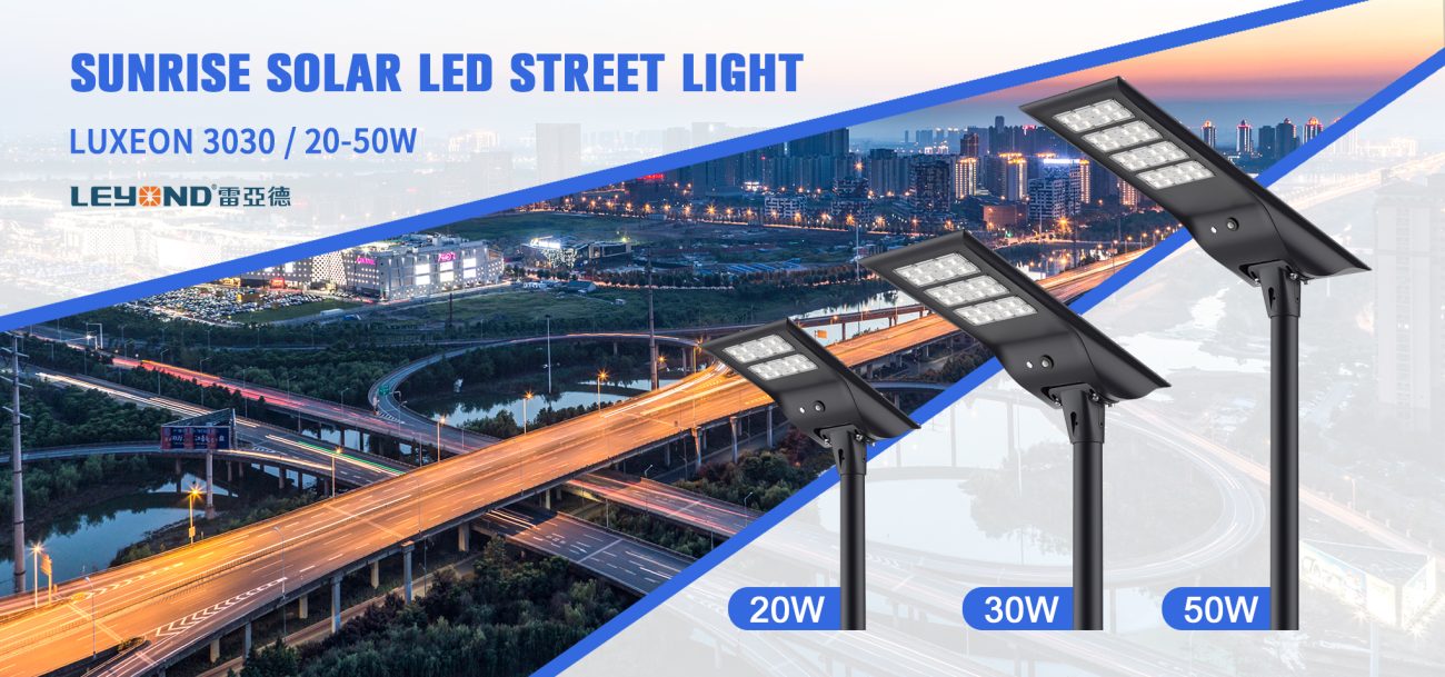 Sunrise Solar Led Street Light