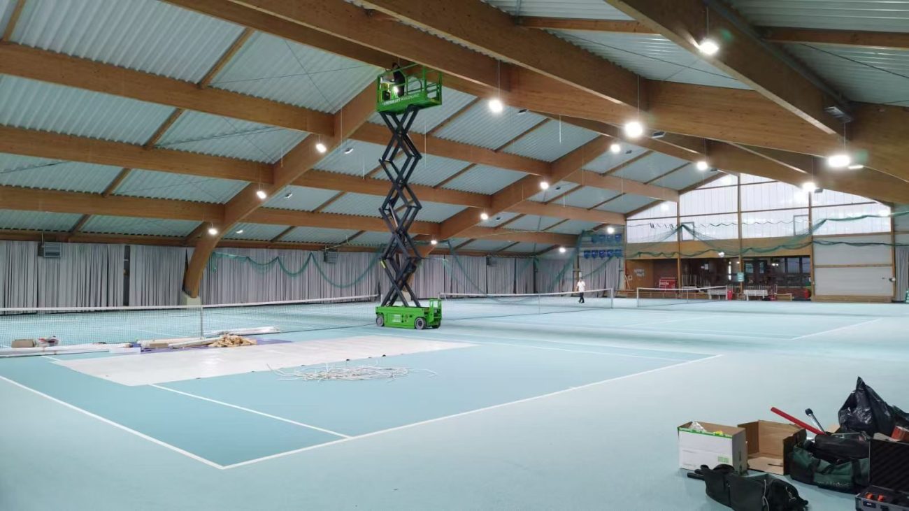 DALI tennis court lighting