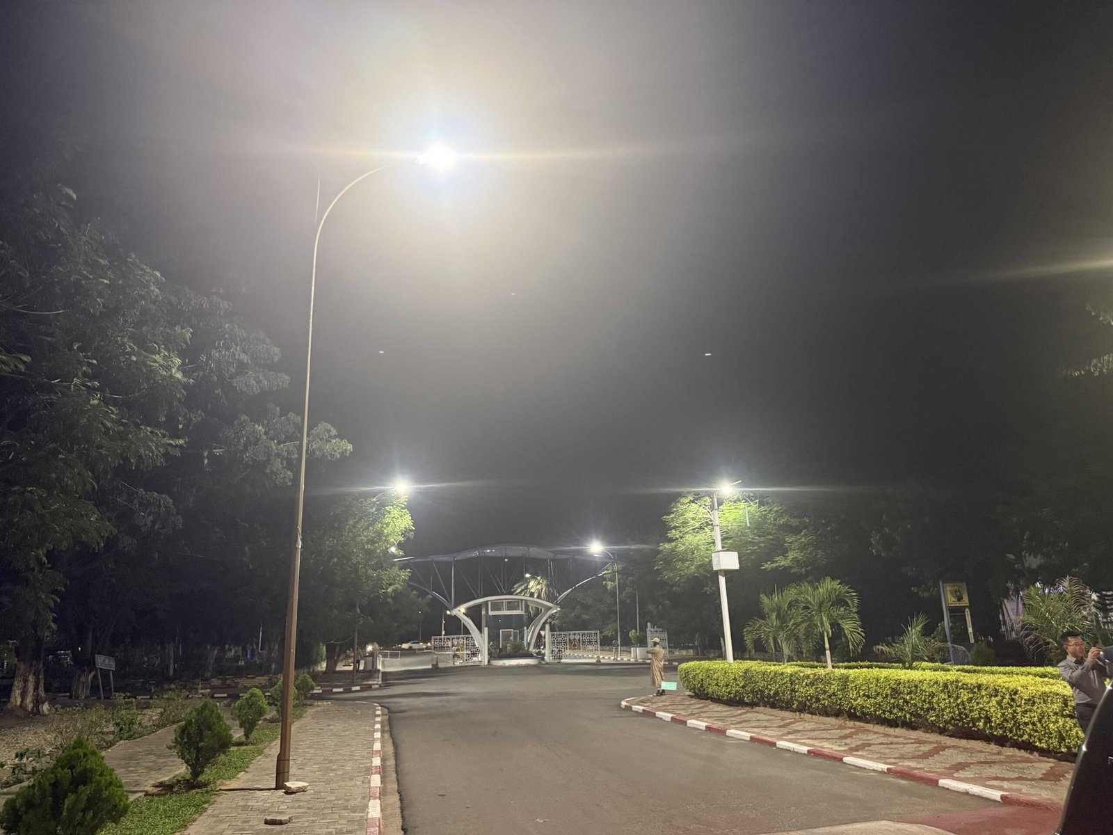 Energy saving LED campus lighting