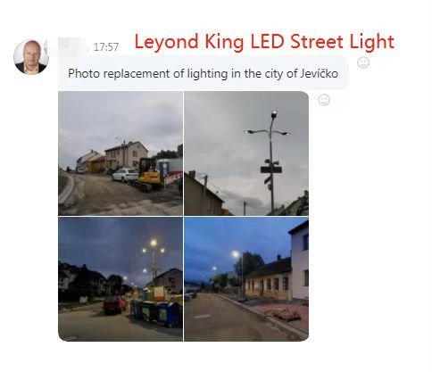 Customer feedback confirming successful installation in Jevíčko and Velké Opatovice