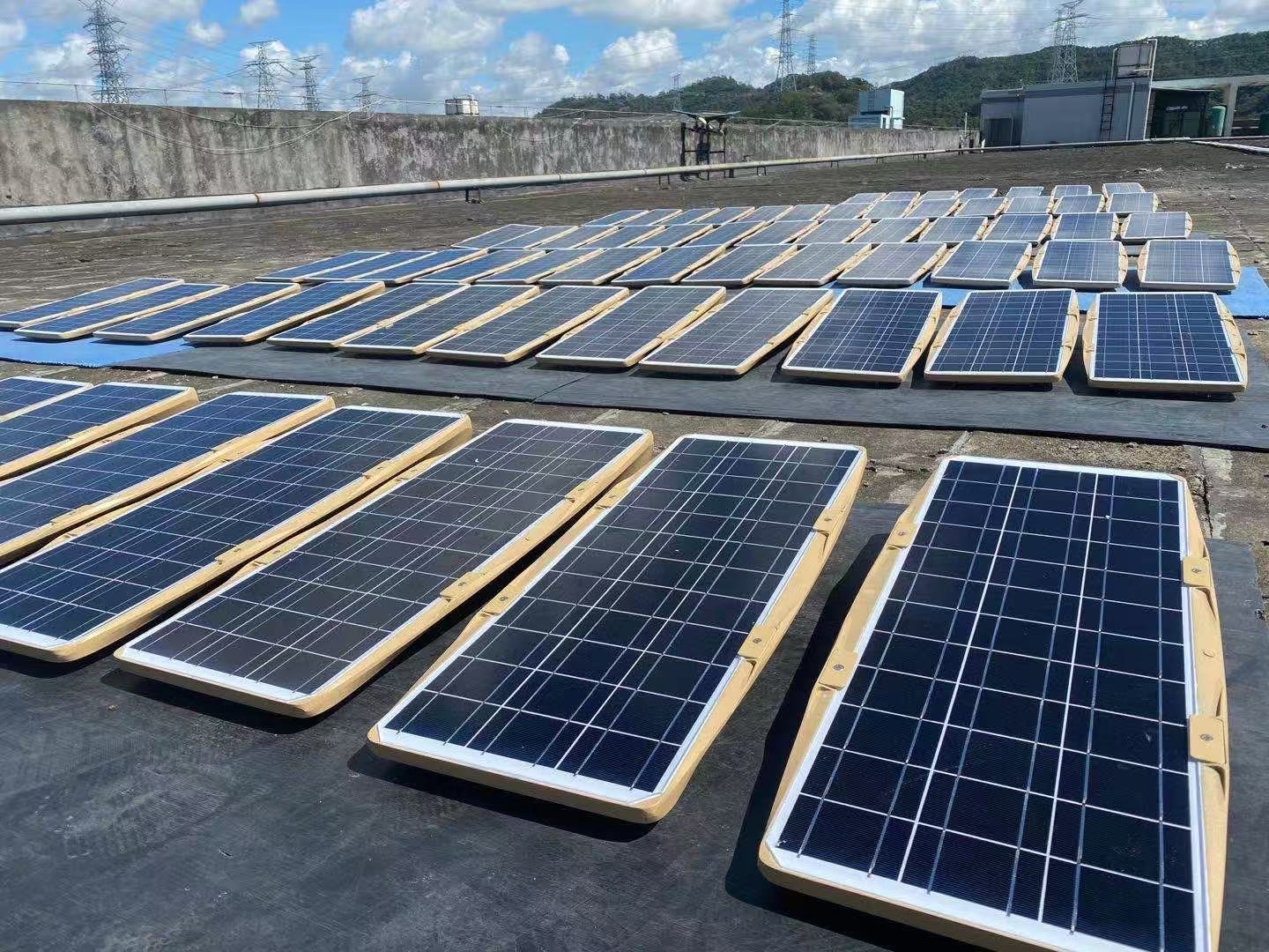 Solar panel testing under direct sunlight