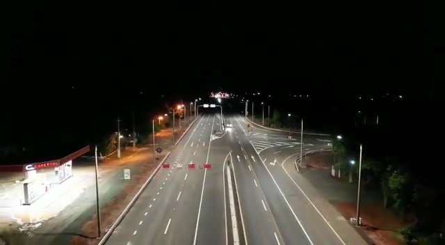 Long-distance illumination provided by Galaxy Series 180W LED street lights