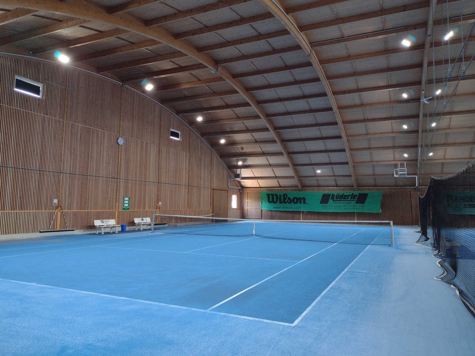 Tennis Court Side View